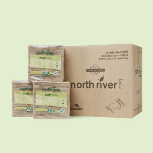 Ongebleekte eco servetten