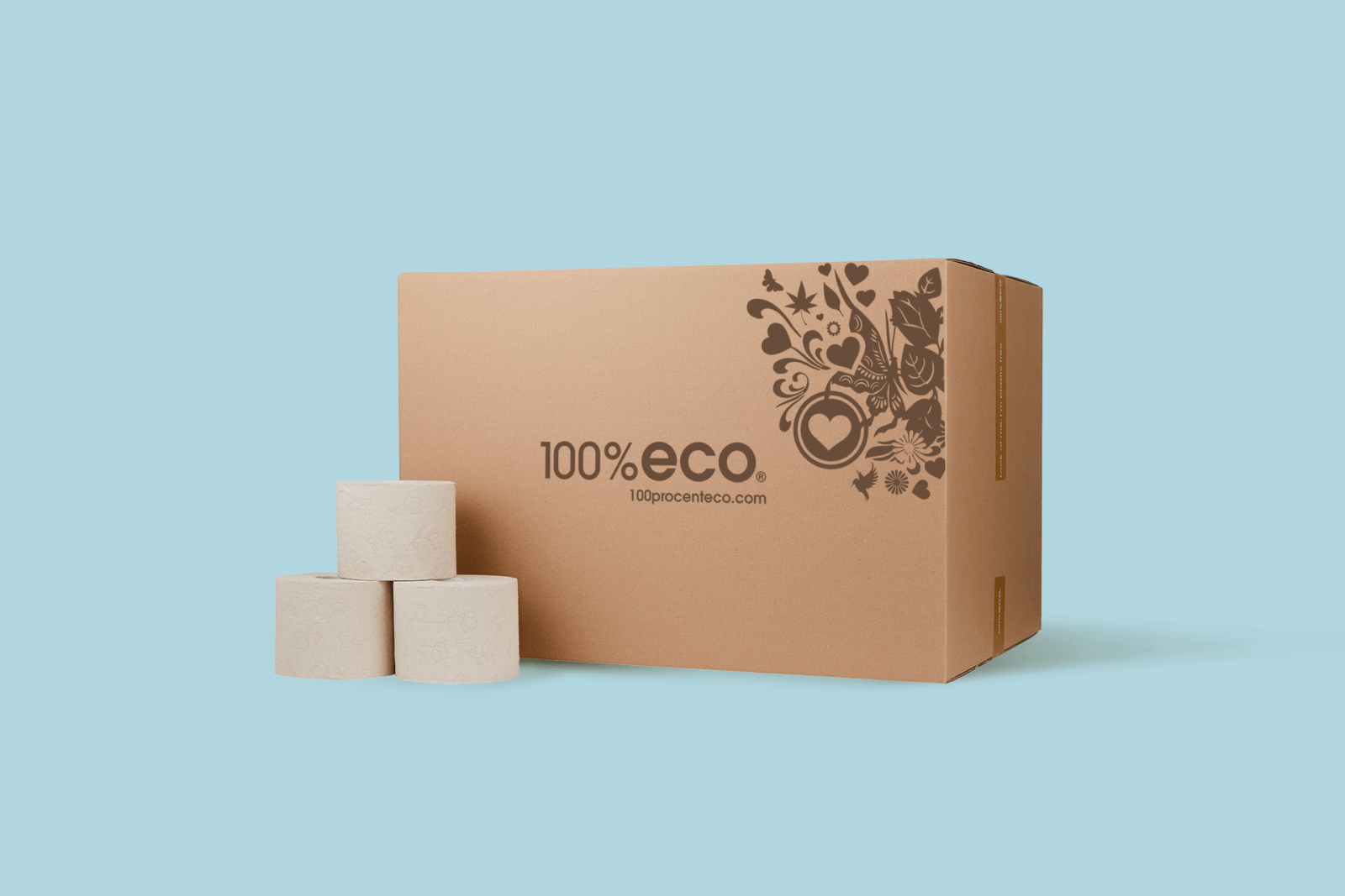 Ongebleekt eco toiletpapier
