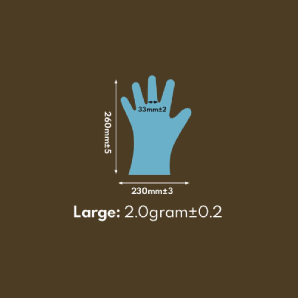 EnviroGlove ecologische wegwerphandschoenen (XL) - Afbeelding 4