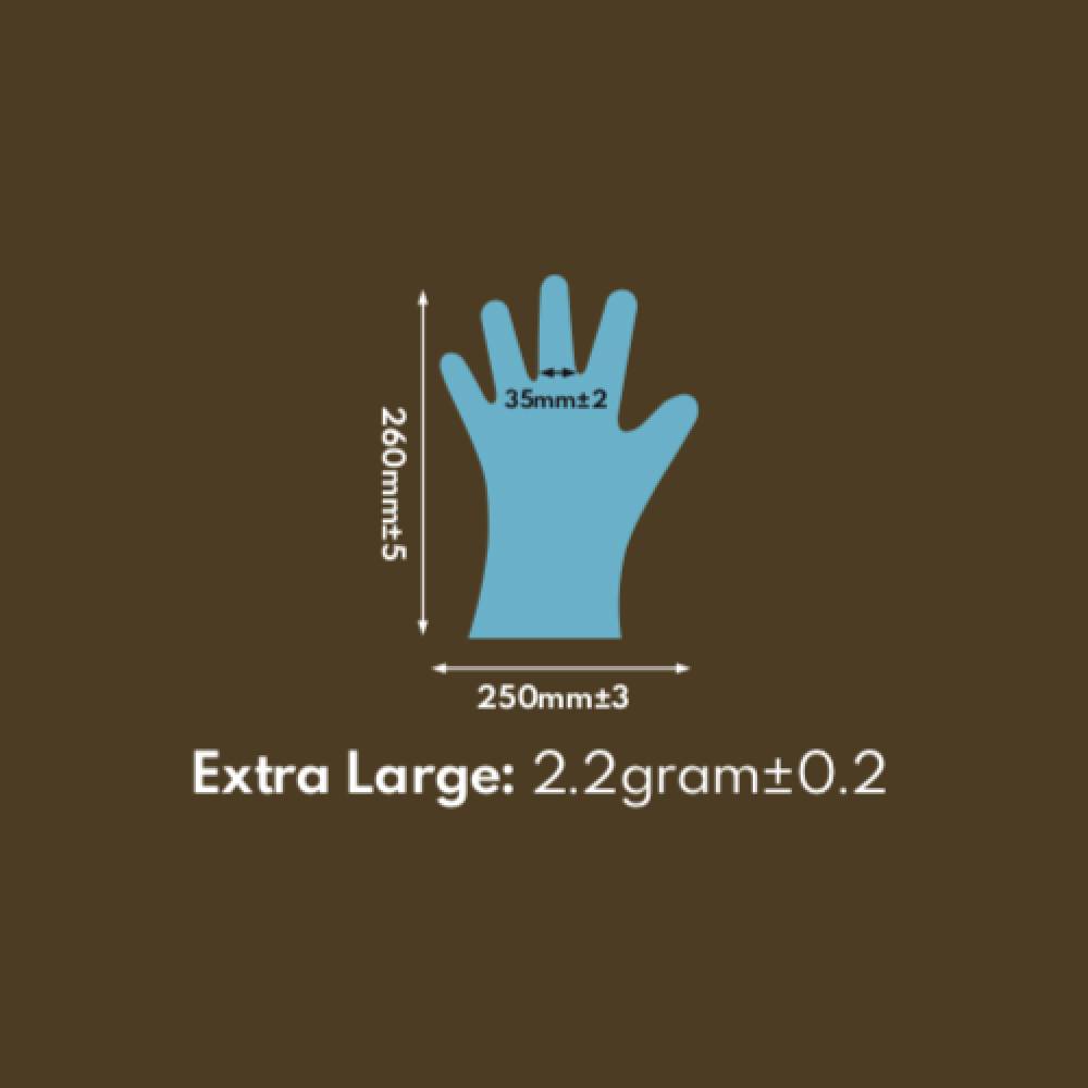 EnviroGlove ecologische wegwerphandschoenen (XL) - Afbeelding 3